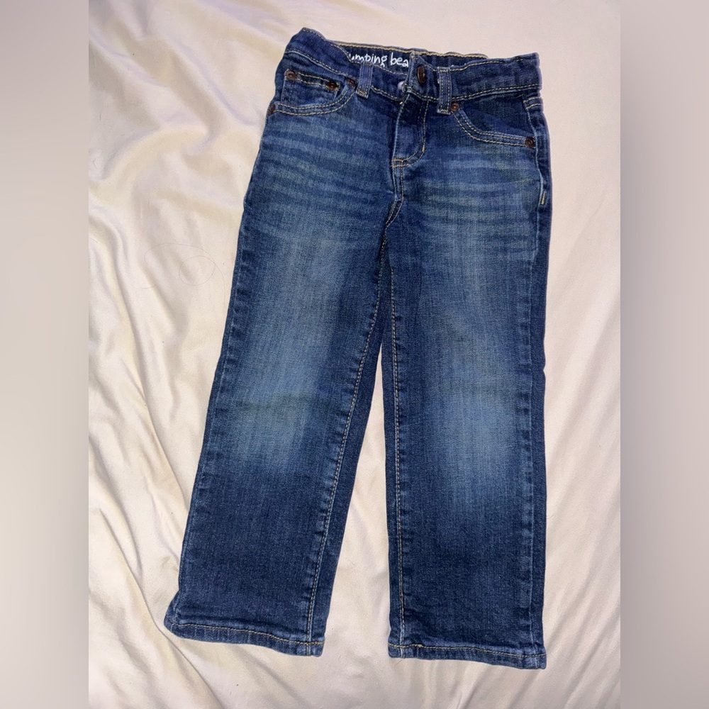Toddler Jumping Beans Navy Denim Pants. 3T